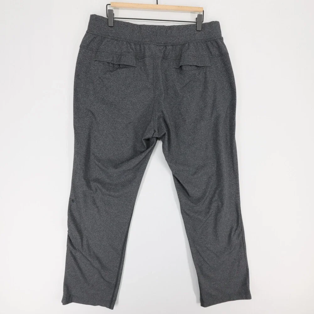 Lululemon Discipline Pants Mens XXL Gray Heather Drawstring Zip Pocket Lounge